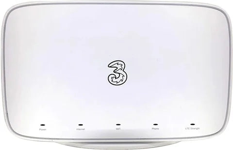 Three Home 4G LTE Router LTE2122GR Antennas Power Adapter White